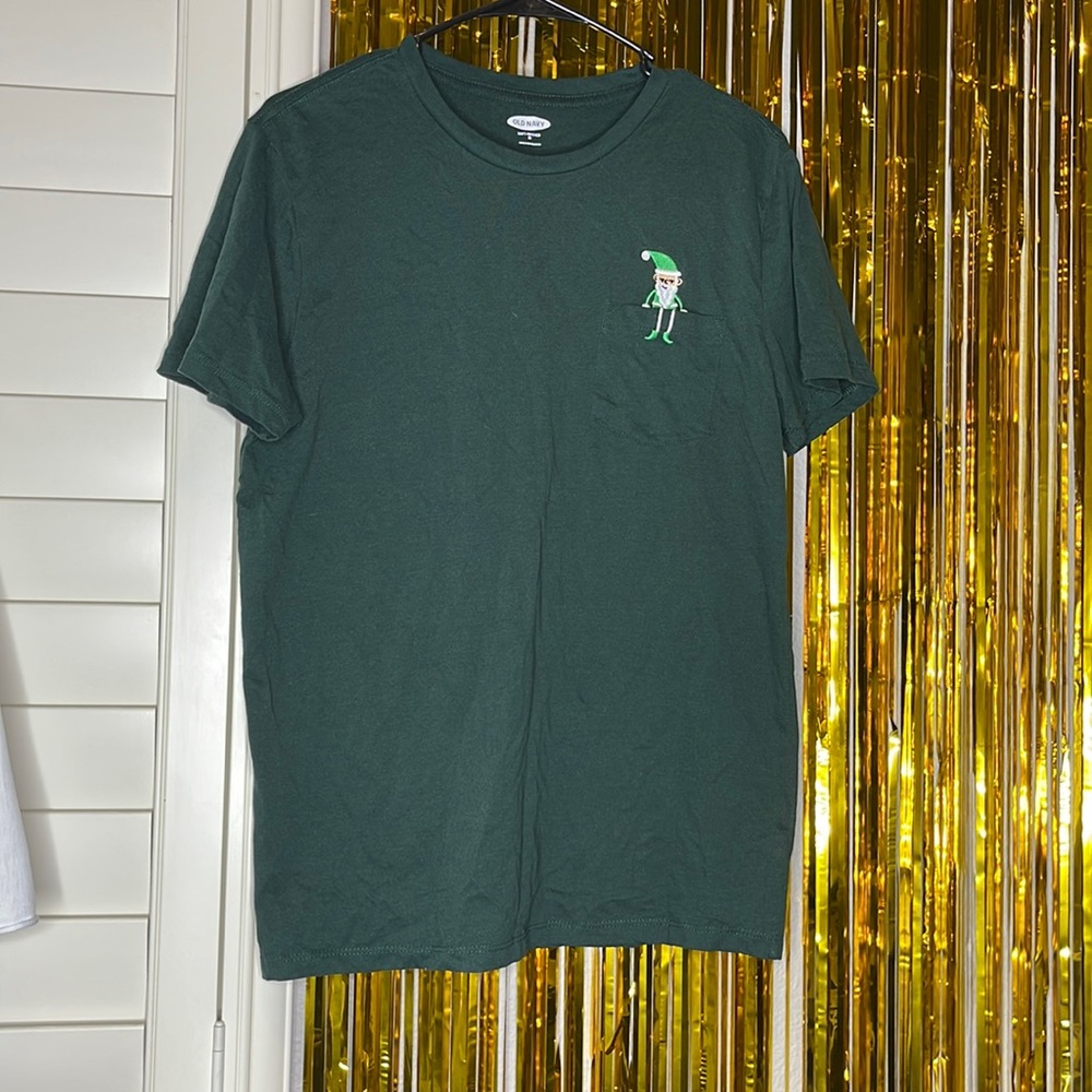 A13).  Old Navy Soft Washed Short Sleeves Tops Tees Green size Medium (A#003)